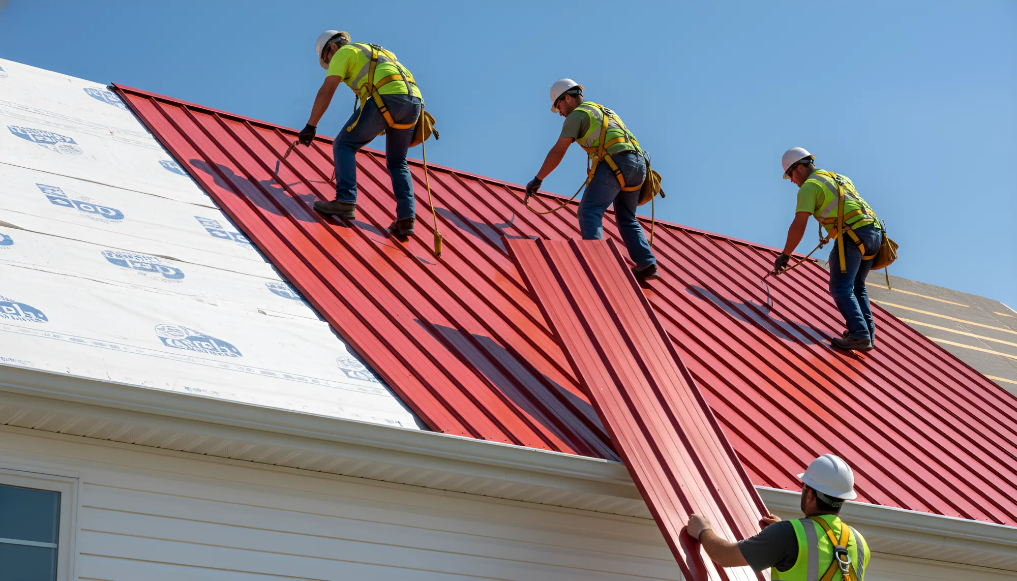 New Composite Shingle Roof Installation