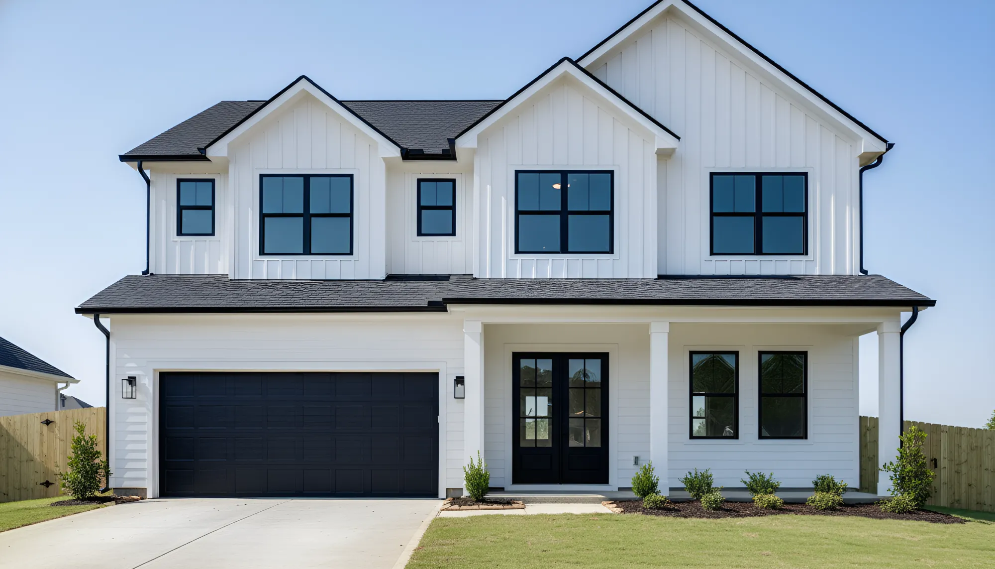 Modern Gray Horizontal Siding Installation