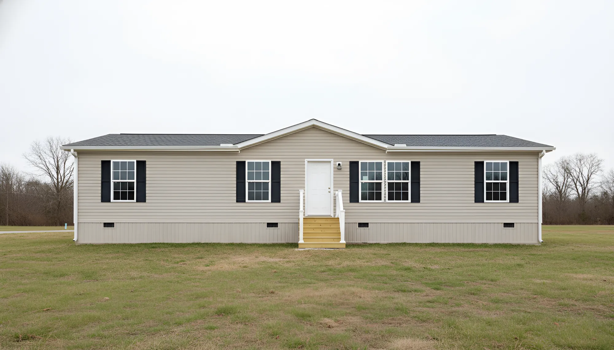 Neutral Tone Siding for Residential Home